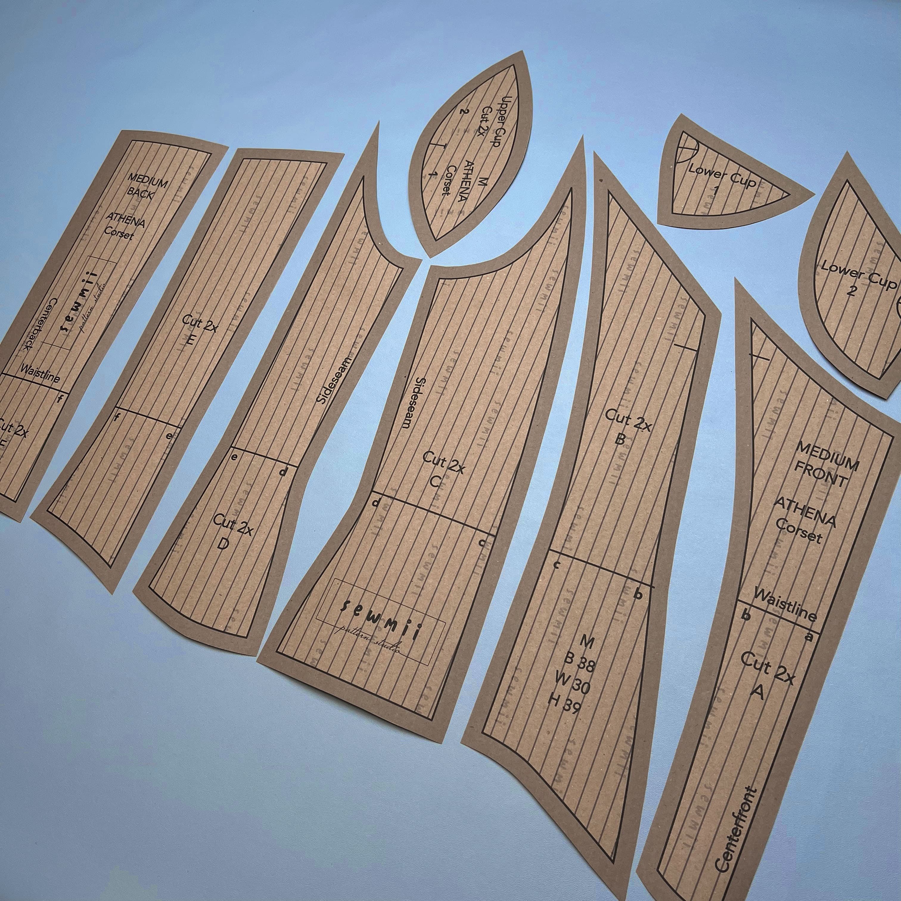 Athena Corset Pattern Image