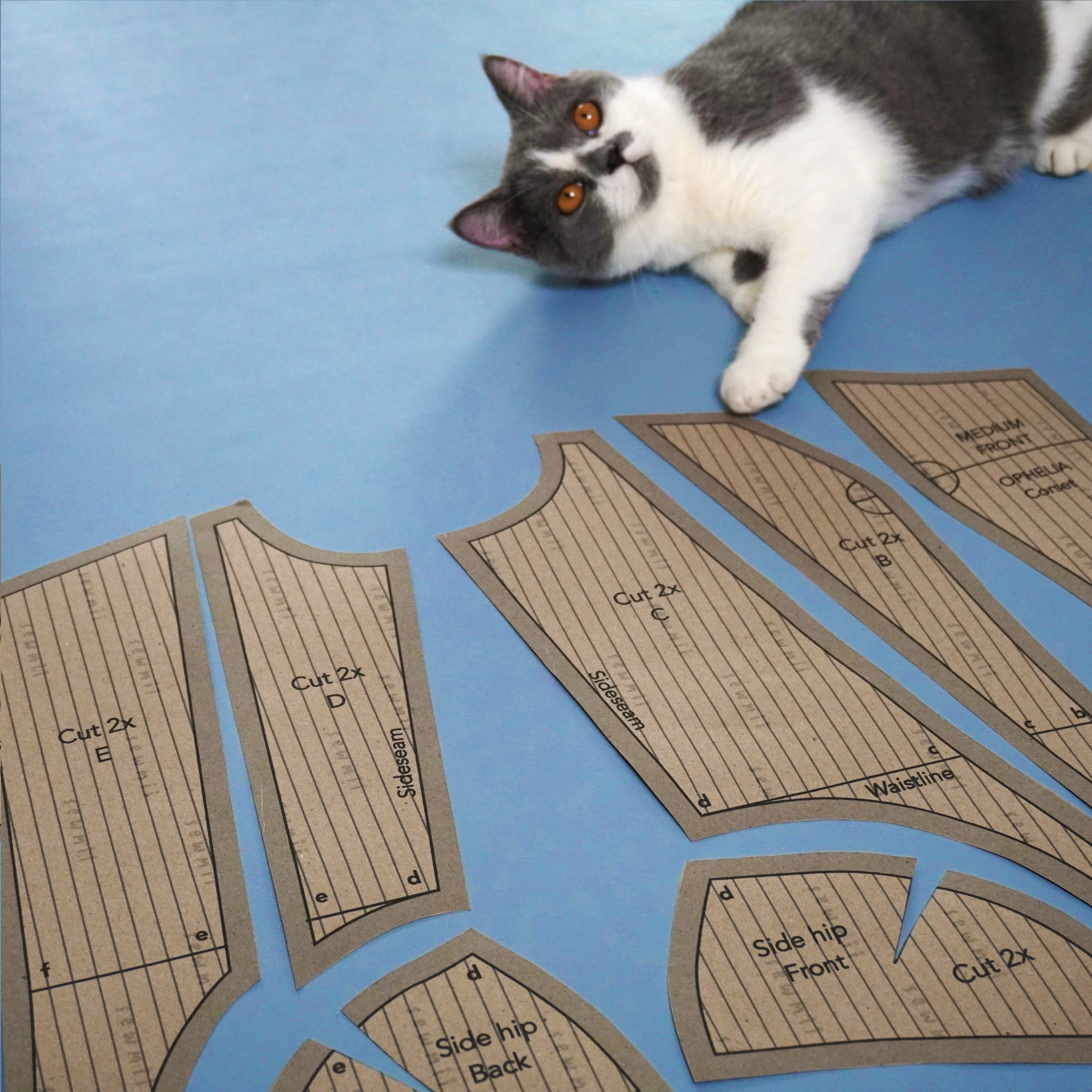 Ophelia Corset Pattern Image with Bella