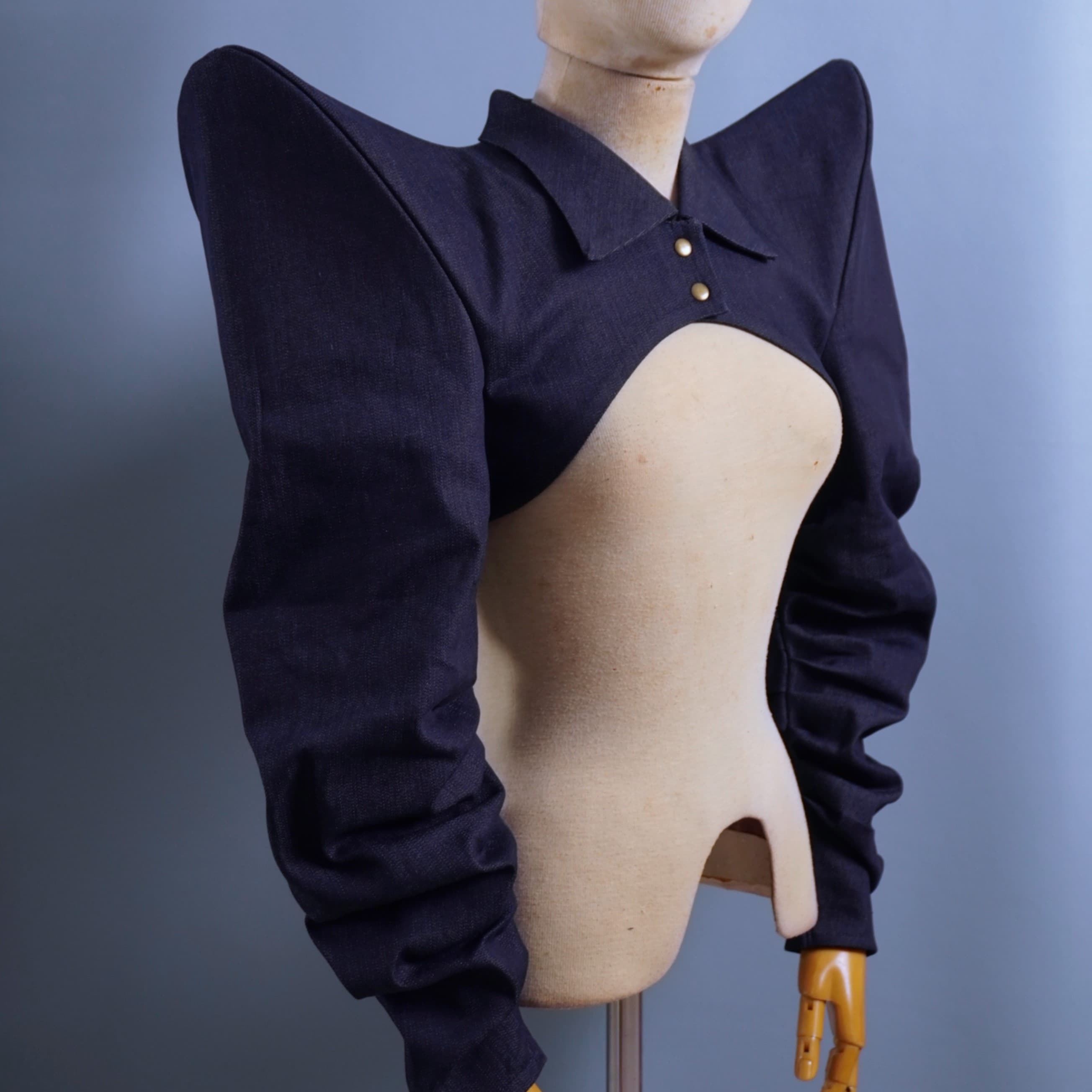 De Vil Cropped Bolero Angle Image